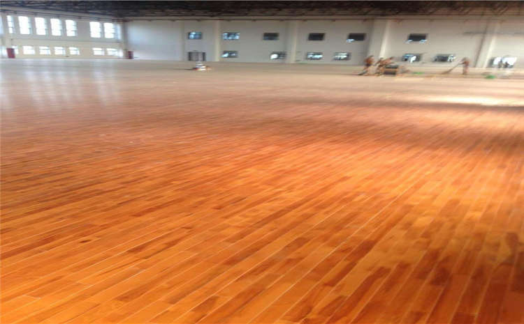 楓木舞臺木地板施工技術