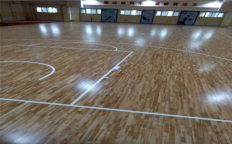 主輔龍骨結構羽毛球館木地板價格