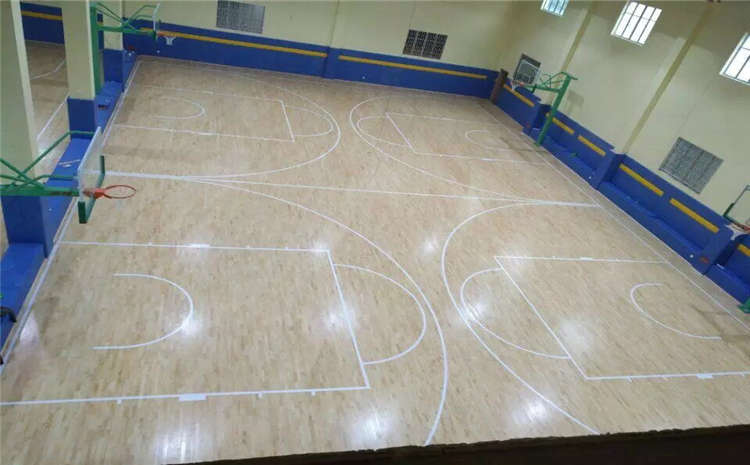 24mm厚排球館木地板規格