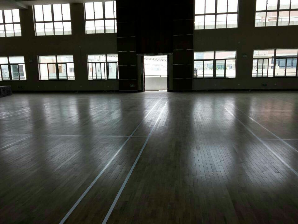 溫州市鹿城區實驗小學羽毛球館木地板鋪設工程