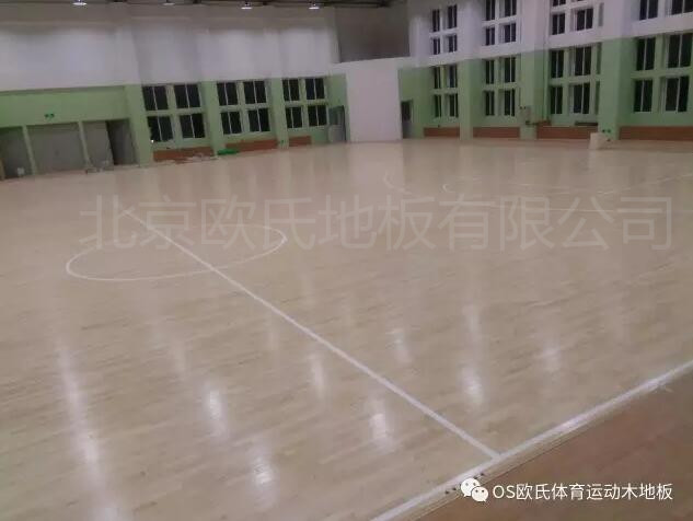汕頭特殊教育學校籃球館木地板案例圖6