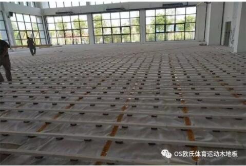 湖南華電常德發電有限公司運動木地板案例